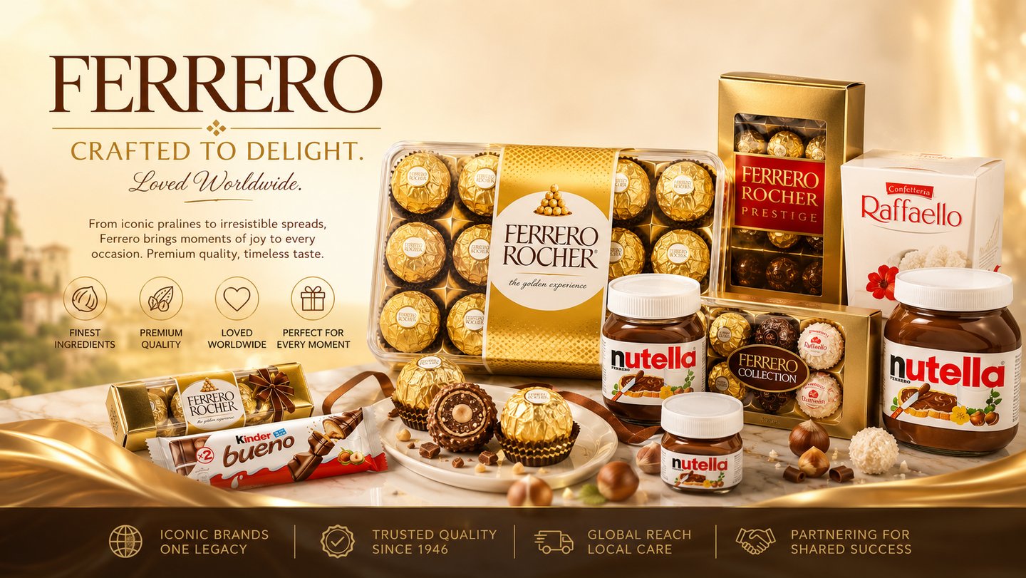 Ferrero Rocher and Nutella collection