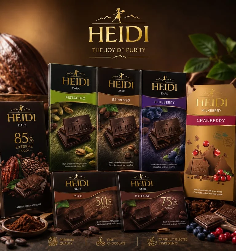 HEIDI products from the Euro Milan confectionery collection