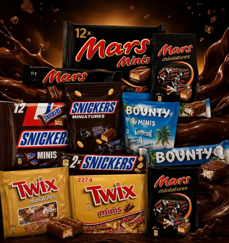 Mars products from the Euro Milan confectionery collection