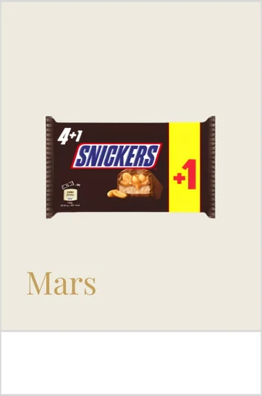 Snickers 5-Pack (4+1) 250 G